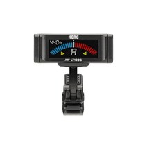 KORG 100시간 연속 구동 기타용 클립 튜너 AW-LT100G ±0.1센트의 고정밀도 컬러 표시 스트로보 튜닝 AAA 전지 1개 경량 콤팩트