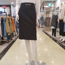 샤트렌 여성 간절기 H라인 정장 스커트 가을 봄 데일리 기본 치마