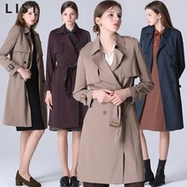 리스트[LIST] TWWBYK72010 더블 브레스트 트렌치 코트