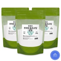 바른생활건강 프리바이오틱스 장에좋은 유산균먹이 프락토올리고당 분말 가루 대용량 사탕수수당 100%, 500g x 3팩