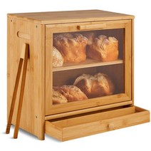 브레드박스 원목 빵 보관함 주방 다용도 다층 수납함 정리함 카페 베이커리 인테리어 소품