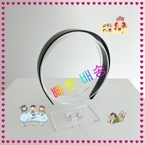 학교 행사 3cm폭 머리띠 플라스틱 부자재 피켓 만들기세트 블랙 헤어악세사리 수업 유치원 어린이집 헤어밴드 재료 미술 이빨 행사재료 방과후, 단품, 단품