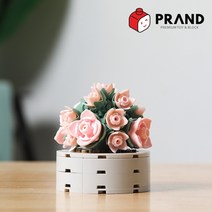 프랜디 중국 레고 꽃 크리에이터 블럭 호환 다육식물 취몽천사 271012 꽃다발 플라워, NO2710-12