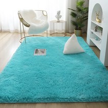 크로스 유러피언 ins 심플 가정용 퓨어 칼라 융단 베란다 침실 거실 침대 옆 전기 티테이블 카펫 블렌드 샤기 카페트 쉐브론 러그카페트