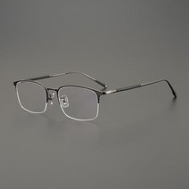 상업 순수 티타늄 반테 근시 광학 안경테 t8178 운전용 안경