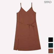 스파오 스파오 스파오 심플 폴리 뷔스티에 원피스_SPOW938G52 (P001706792)