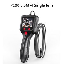 꾹미 산업용 내시경 카메라 IPS 스크린 하수도 검사 보어스코프 IP68 방수 8mm 렌즈 자동차 엔진 수리용 2., 05 P100 5.5MM ns_06 30m