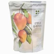 자연담은 건강견과 건망고 슬라이스 250g 통과육 건조망고 과육 건강한간식
