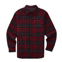 STCO 레드 오버핏 체크패턴 퀼팅 셔켓 아우터겸용 셔츠 SDSSD11OCR