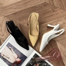 슈니슈 톨리 스틸레토 밴딩 슬링백힐 9cm 3colors