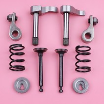 흡기 배기 밸브 스프링 리테이너 리프터 로커 암 세트 혼다 gx25 hht25s 4 스트로크 잔디 깎는 기계 엔진 모터 예비 부품