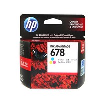 HP NO.678 정품잉크 CZ108AA HP3545 HP2645 HP4645, 컬러(CZ10&AA), 3개