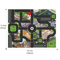 10 스타일 합금 엔지니어링 다이캐스트 트럭 장난감차량굴삭기 트랙터 크레인 호이스트 기중기 건설 모델 차량 장난감 선물, [12] 100x80cm Map, 12 100x80cm Map