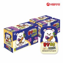 [서울우유] 홍삼츄츄 블루베리 포도 100ml 30팩, 단품, 단품
