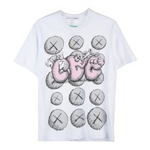 꼼데가르송 [라벨루쏘] [꼼데가르송] FHT003 WHITE 그래픽 로고 프린팅 티셔츠