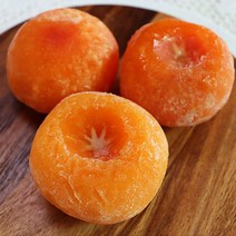 아이스 홍시 청도 씨없는 감 반시 영양간식 12팩, 1박스, 대과 12팩(80g~100g)