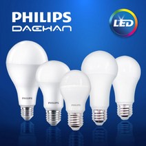 필립스 LED 전구 램프 벌브전구 E26 8W 10W 12W 14W, 3.필립스 12W, 주광색(하얀빛)