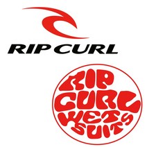 RIP CURL 립컬 데칼 서핑 스티커, 1개, 선택-2레드(중)