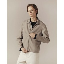 지오다노 NEW 셔츠형 집업 자켓 073506 스톤