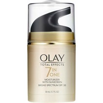 올레이 Olay 7 in ONE 토탈 이펙트 페이스 모이스처 크림 SPF30 (50ml), 1Ea