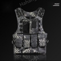 블랙불조끼 목공 건설현장 작업용 공구조끼, 검은색, 1개