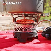 가스웨어 아크스토브 V3 실버 / 블랙, 풀세트 (아크스토브+2.4L포트+블랙가방)