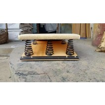 뜀틀 점프대 발 구름판 스프링 구름판 멀리뛰기 높이뛰기, 두꺼운 미끄럼 방지 120x60