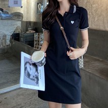 자이마이 여성 골프원피스 스포츠원피스 반팔 키작녀원피스 여름 핑크 블랙