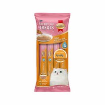 스마트하트 캣 크리미 츄르 4p-산양유참치, 단품