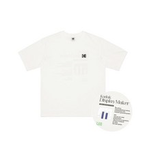 KODAK 디지털 레인보우 에어로쿨 세미오버핏 반팔티셔츠 IVORY DIGITAL RAINBOW AEROCOOL SEMI OVER FIT TEE K3223LRS23IVR