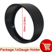 유면계 유량계 HD 52mm 수온계 부스트 게이지 바 Psi 오일 온도 오일 프레스 볼트 타코미터 진공 게이지 포, 14 Gauge light shield