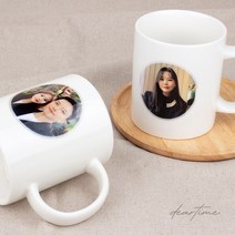 [디어타임] 주문제작 모먼트 머그, 내부블루컵