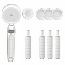 [이온폴리스]LED샤워기+4중헤드염소필터3EA+바디필터3EA, LED샤워기+4중헤드염소필터3EA+