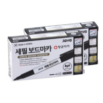 자바 세필보드마카12개1타 화이트보드마카12개1타 자바보드마카, 흑색
