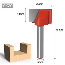 6mm 생크 CNC 페이스 밀 라우터 비트 1 개바닥 라우터 청소 비트목공 엔드밀 커터 도구카바이드 커터목재용, 09 NO 9