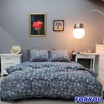 ForU694 체리쉬 모달 차렵이불패드세트 S 모달차렵이불패드 침구 이불패드 차렵이불패드, K*네이비, 상세페이지 참조