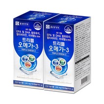종근당건강 트리플 오메가3 60캡슐 2개