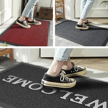 업소용 발매트, 1개, A타입 - 레드 XL