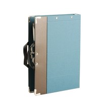 세우세 북스탠드 책받침대 휴대용 독서대 소설책용_교과서용, Skyblue/Brown