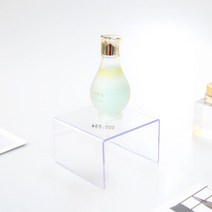 아크릴 투명 ㄷ자 받침 진열대 향수 화장품 상품 진열선반, 4459