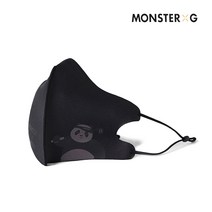 몬스터지 골프 데일리 남여 공용 몬스터지 X 칭따오 캐릭터 타오 콜라보 마스크 블랙 MXTA21MB67