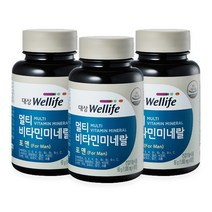 대상웰라이프 멀티비타민미네랄 포맨, 60정, 1개