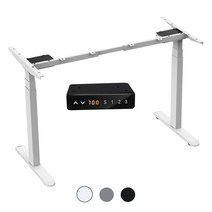 3단 높이조절 테이블 책상 스탠딩 모션데스크 키높이, (DH3S)듀얼모터 3단 리프팅/블랙 프레임