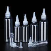 다올마켓 뾰족공병 PET 투명 뾰족캡 용기 20ml 30ml 60ml 100ml 샘플용기, PET 투명캡 뾰족공병 30ml