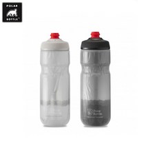 자체브랜드 폴라 자전거물통 릿지 Zipstream 보냉 20온스 600ml, 블루
