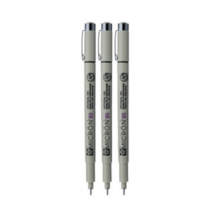 SAKURA 피그마 마이크론 05 젤잉크펜 0.45mm, 블랙, 3개