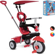 에이블 트라이크 smarTrike Zoom 유아용 세발자전거 푸시 바이크 u2013 아기 유아 15개월 3세 조절식, [02] 빨간색