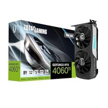 ZOTAC 조텍 게이밍 지포스 RTX 4060 Ti 8GB Twin Edge DLSS 3 GDDR6 128비트 18Gbps PCIE 4.0 컴팩트 그래픽카드 아이스스톰 2.0 고급