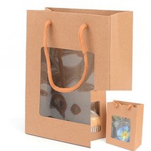 투명 창 선물봉투 소 의류포장비닐, 중