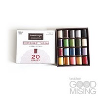 소잉팩토리 레이온자수사 40색 실세트 / SF비스코스레이온 자수전용실 [미싱부품/미싱부자재/재봉틀]